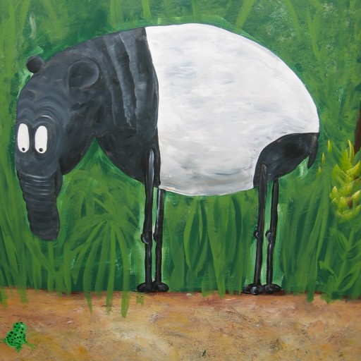 Fendos painting tapir rainforest