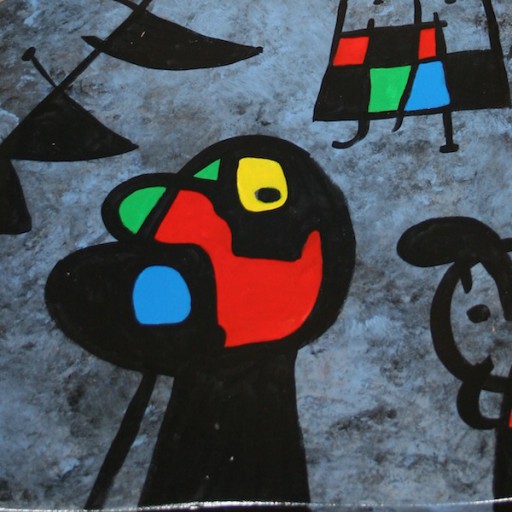Fendos painting Miro Constellations chair